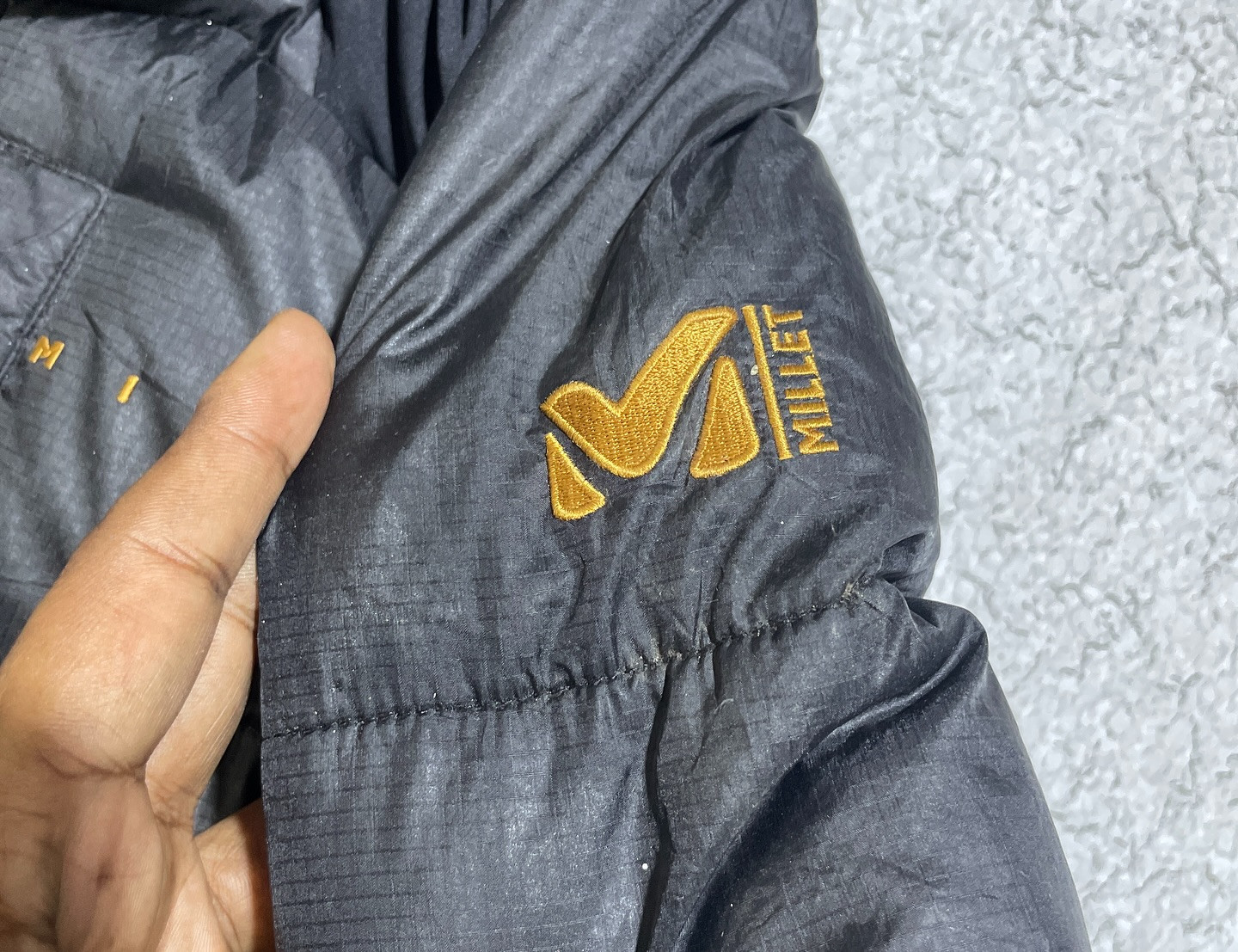 Millet Black Jacket detail view