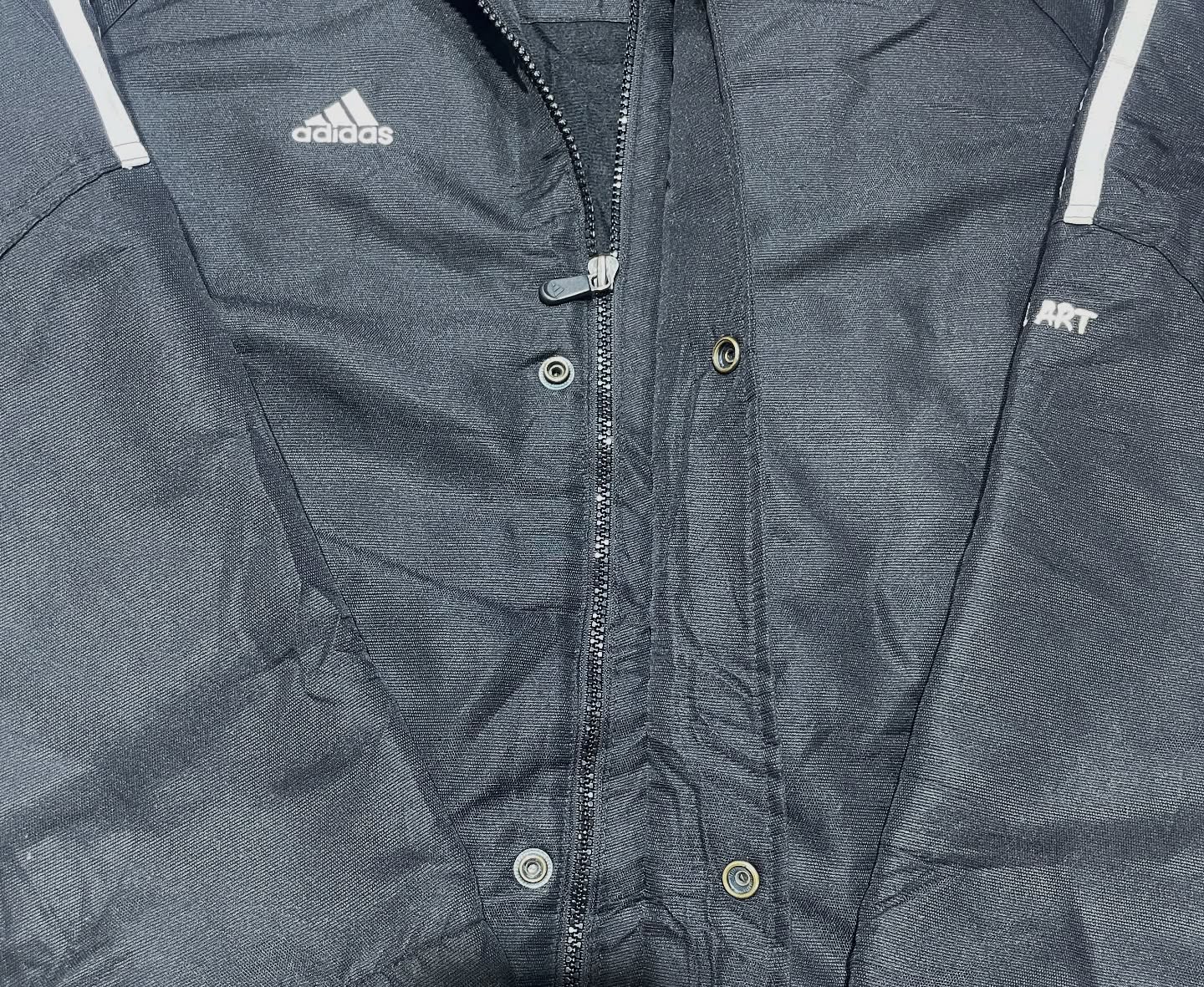 Adidas Black Jacket back view