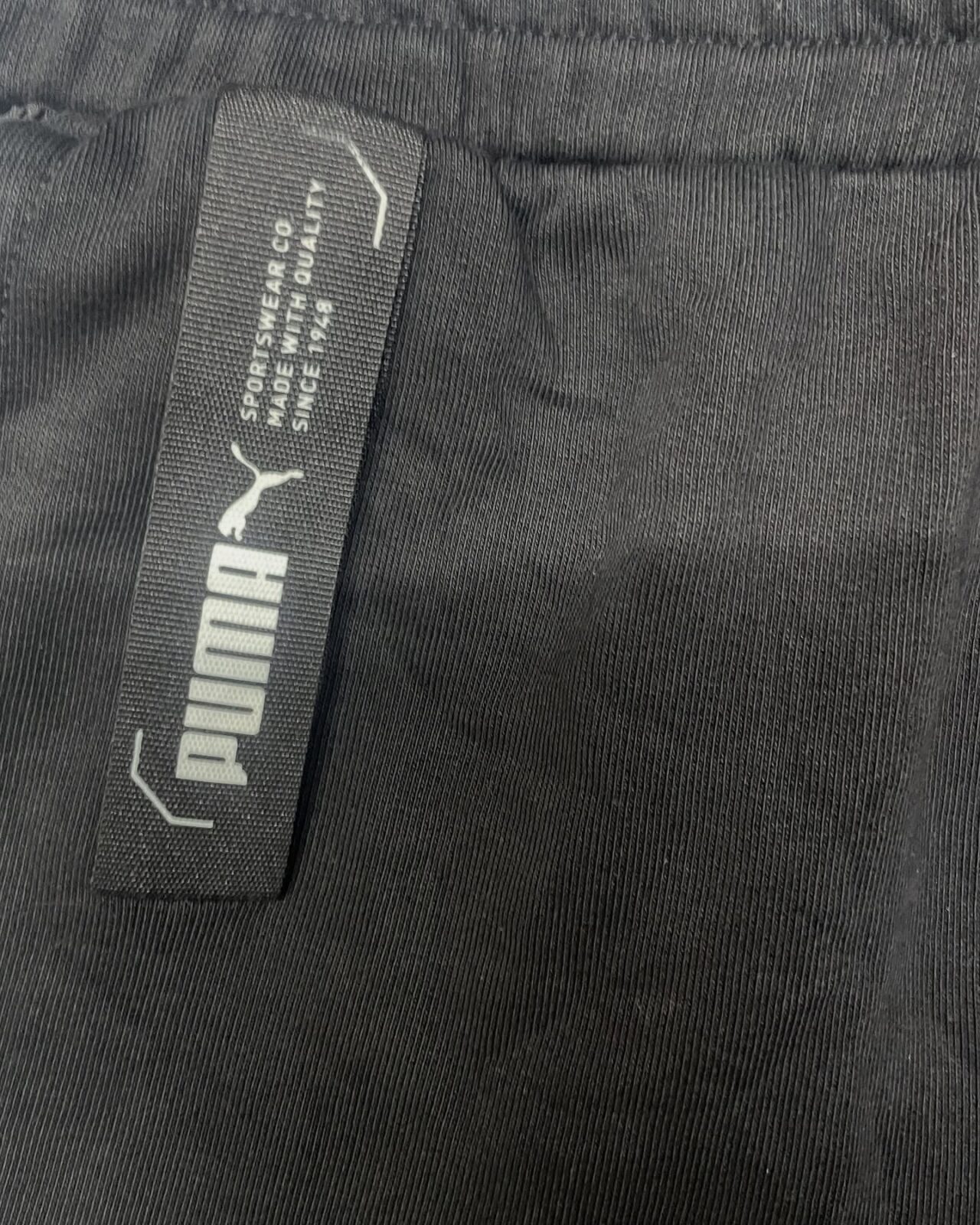 Puma Black Track Pants detail view
