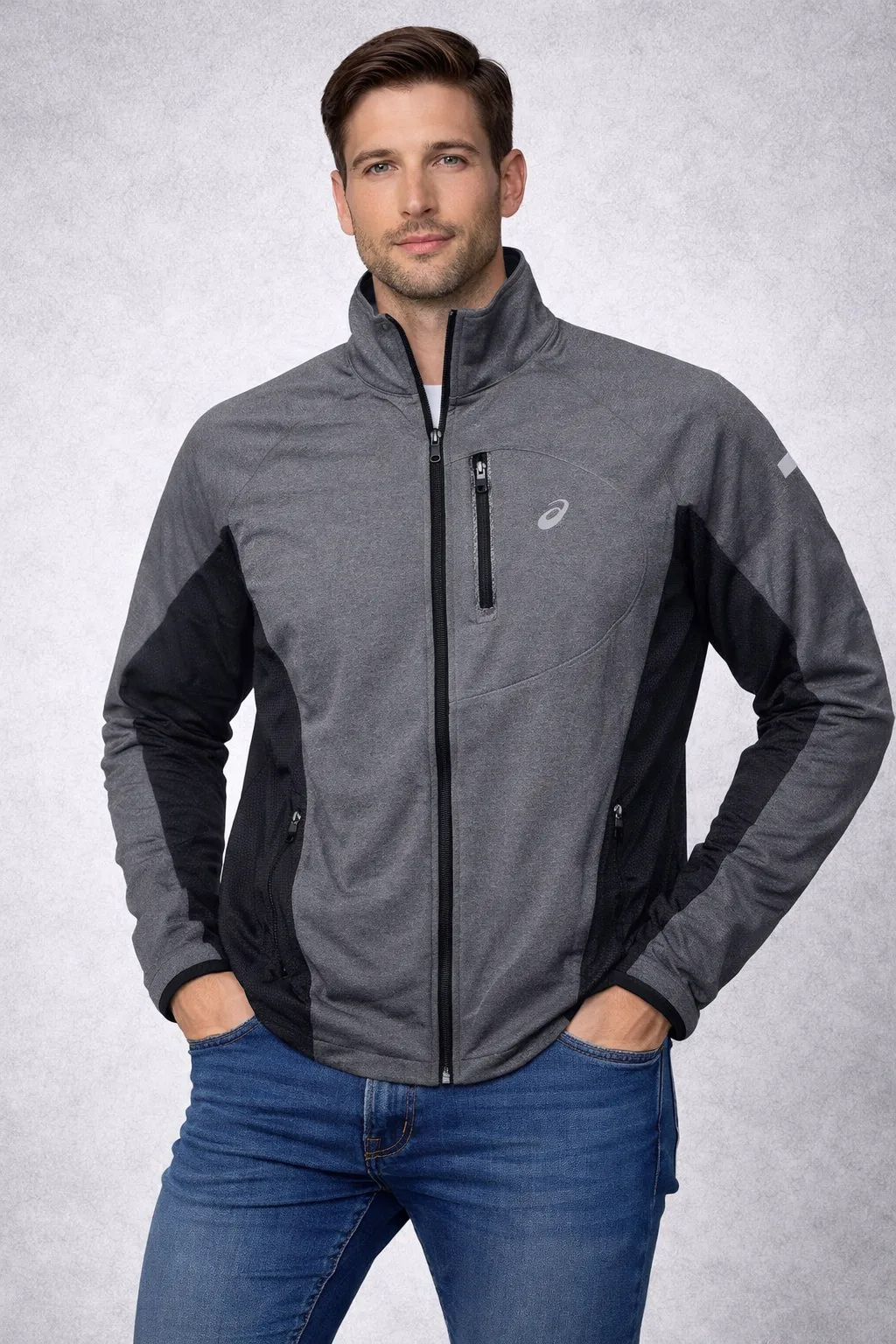 GAP Grey Track Jacket front view