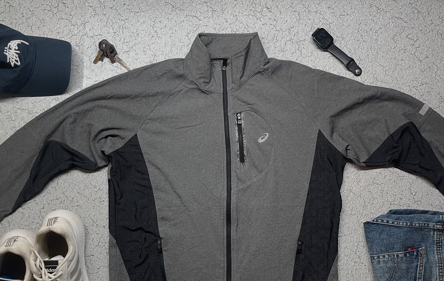 GAP Grey Track Jacket detail view