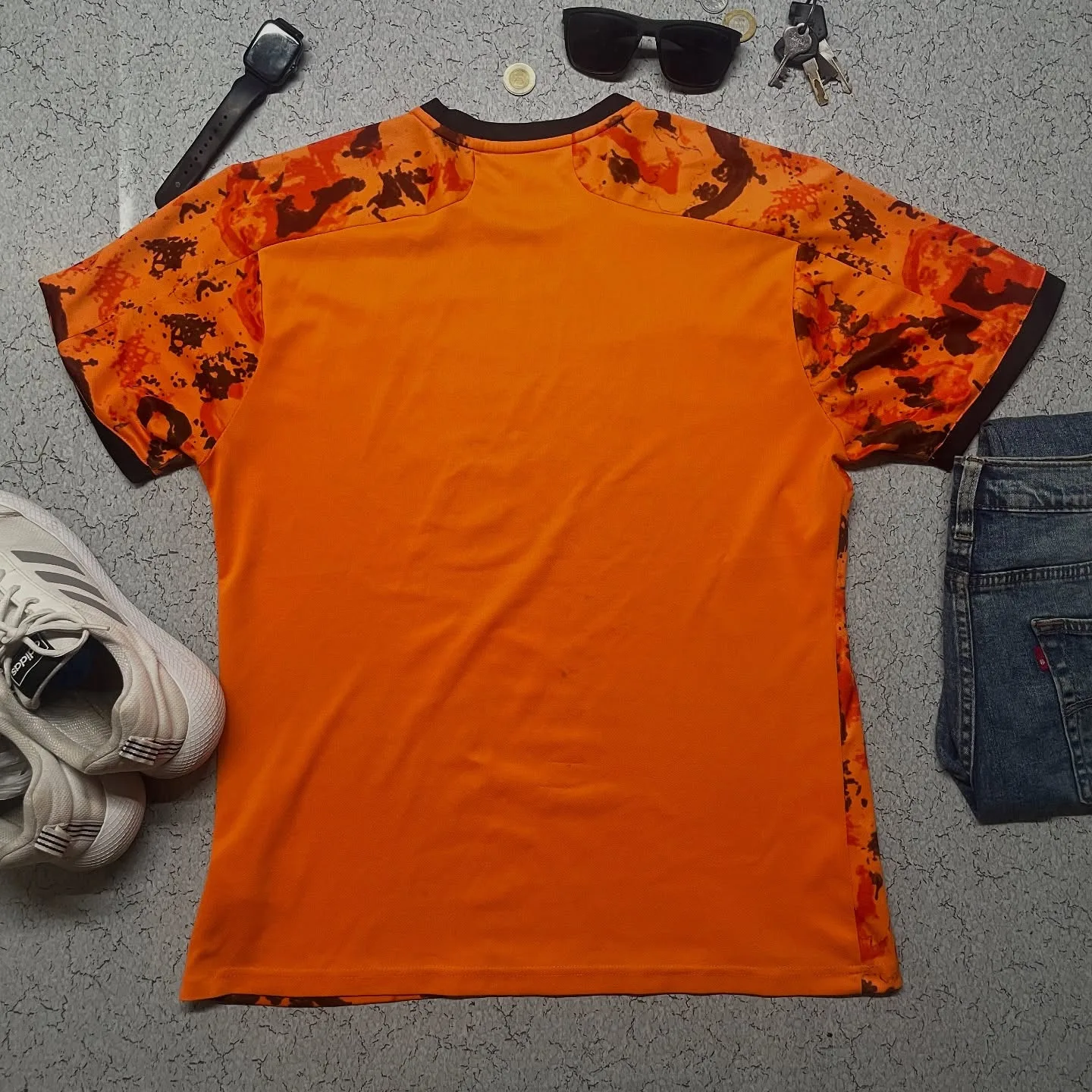 Adidas Orange Jersey alternate view