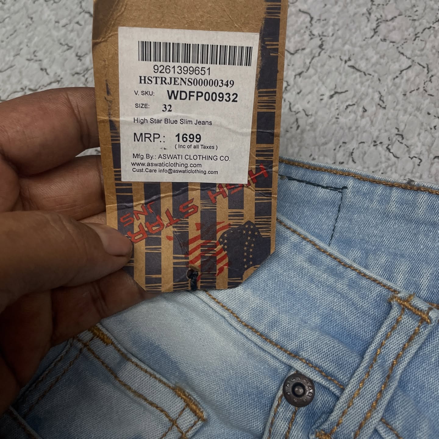 Jeans alternate view