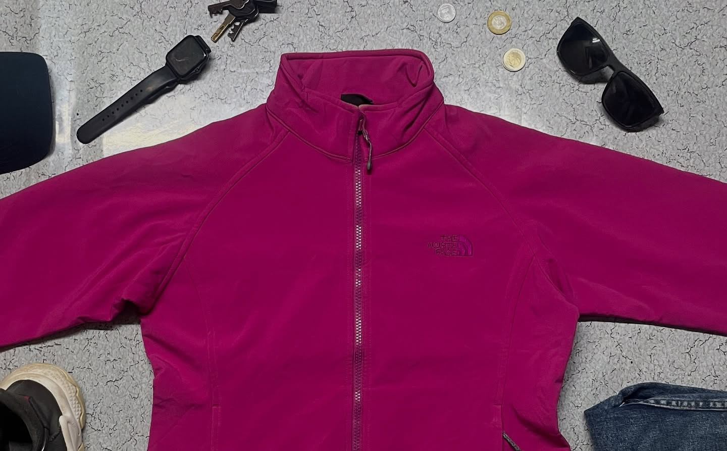 The North Face Pink Track Pants back view