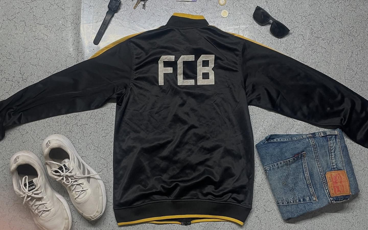 Nike Black Track Jacket detail view