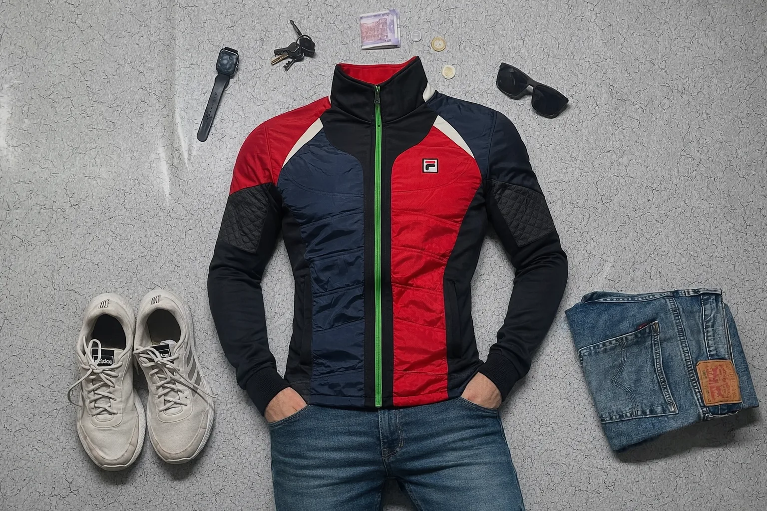 FILA Track Jacket front view