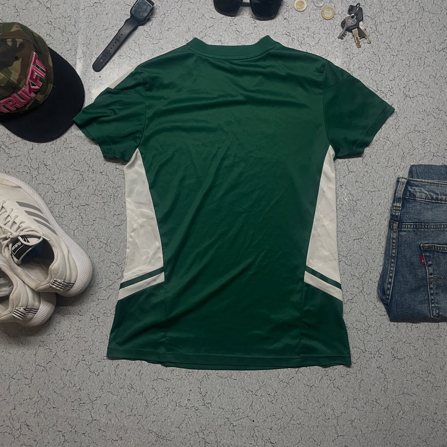 Adidas Green Jersey back view