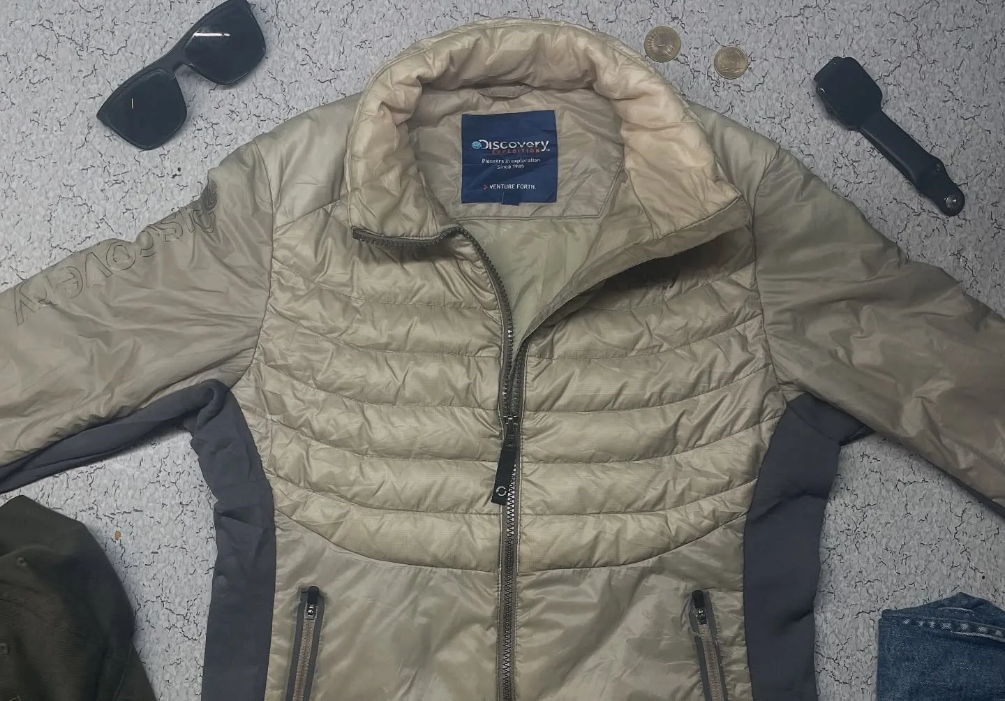 Beige Puffer Jacket alternate view