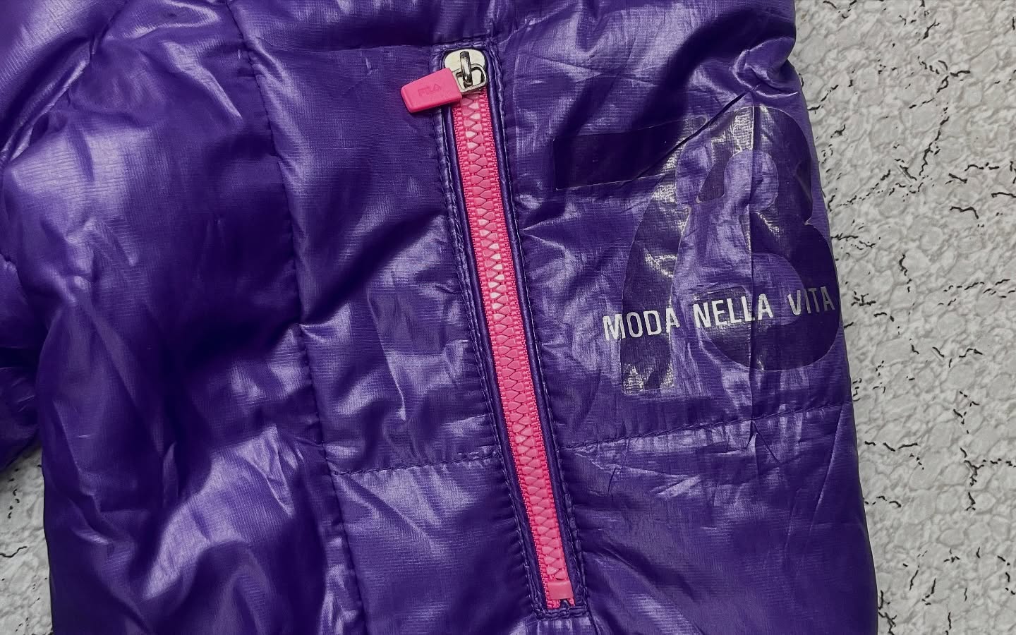 FILA Purple Jacket back view