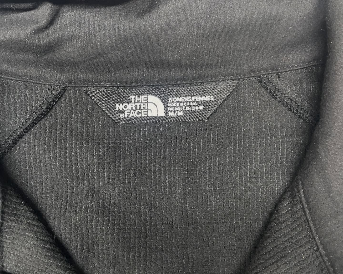 The North Face Black Track Pants detail view
