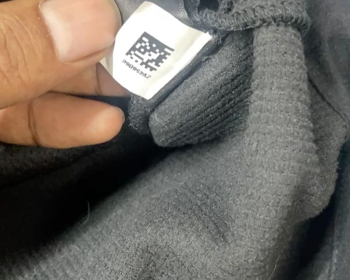 The North Face Black Track Pants back view