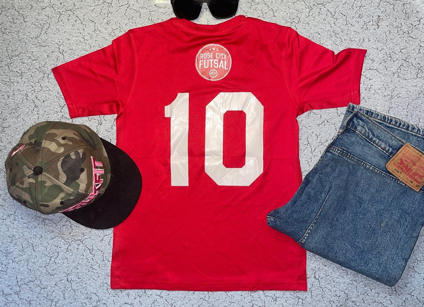 Nike Red Jersey detail view