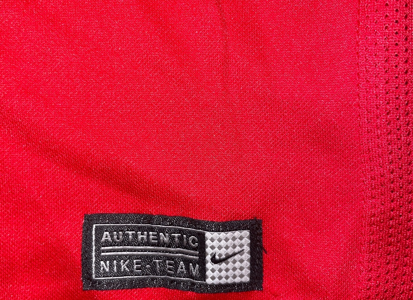 Nike Red Jersey back view