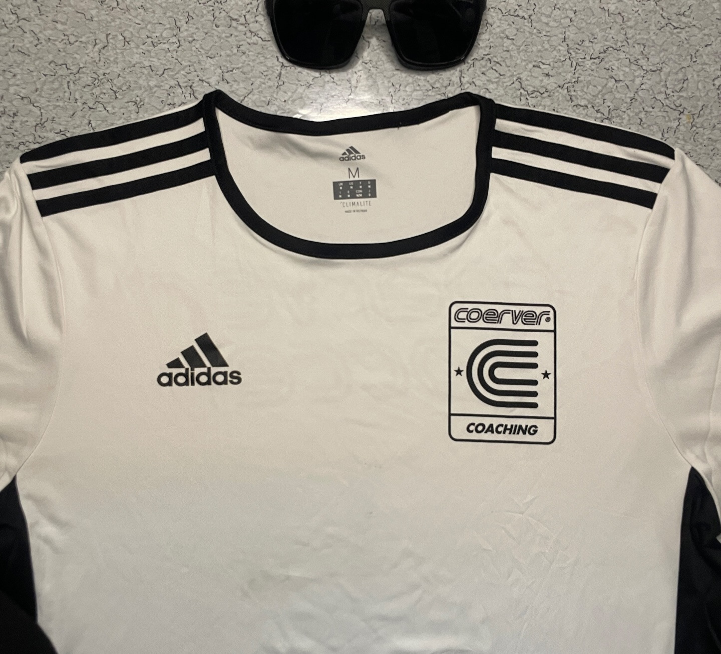 Adidas White Jersey back view