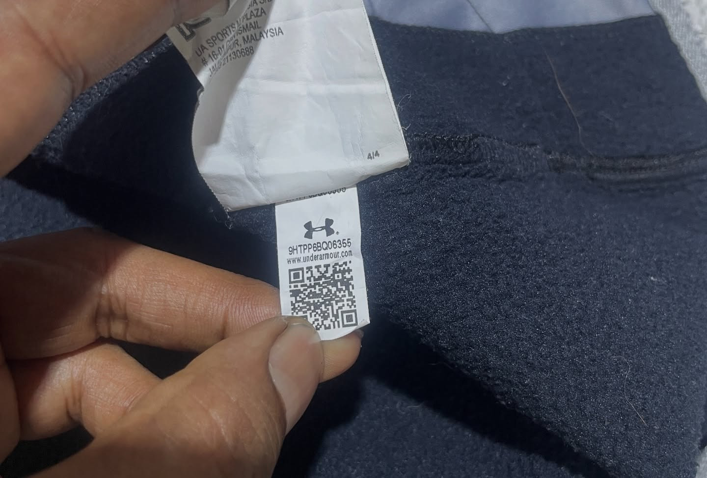 Under Armour Hoodie back view