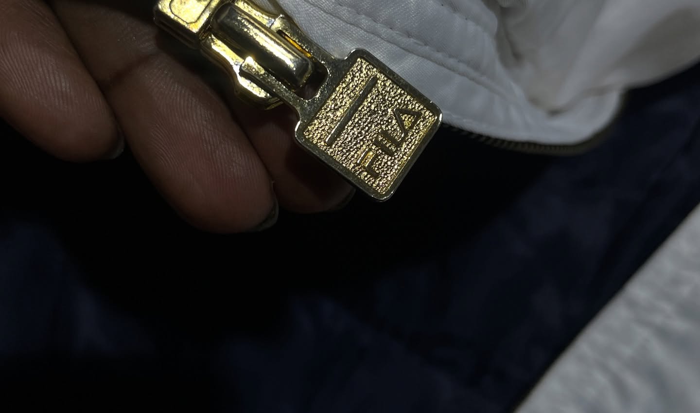 FILA White Jacket detail view