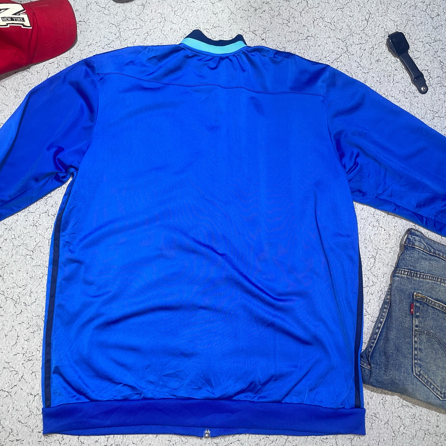 Adidas Blue Track Jacket alternate view