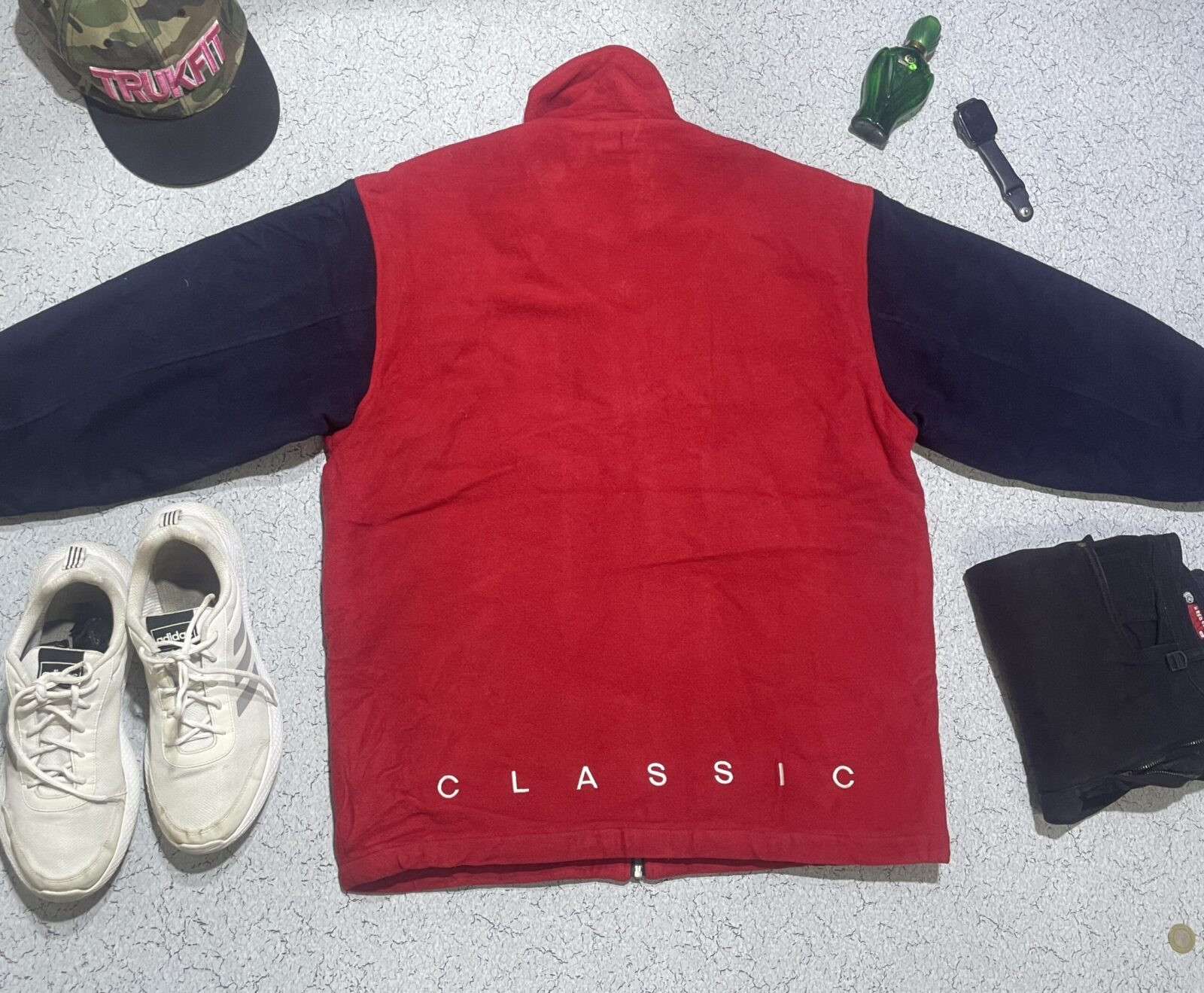 Reebok Black Jacket detail view