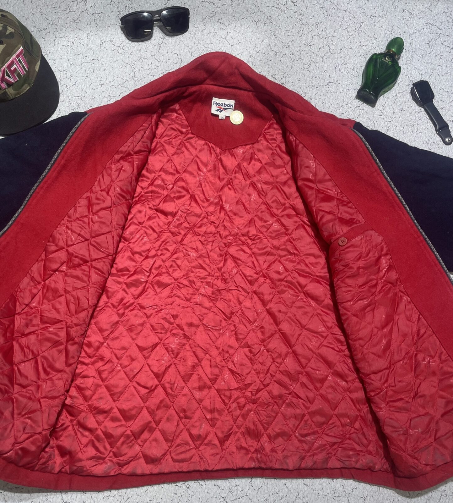 Reebok Black Jacket back view