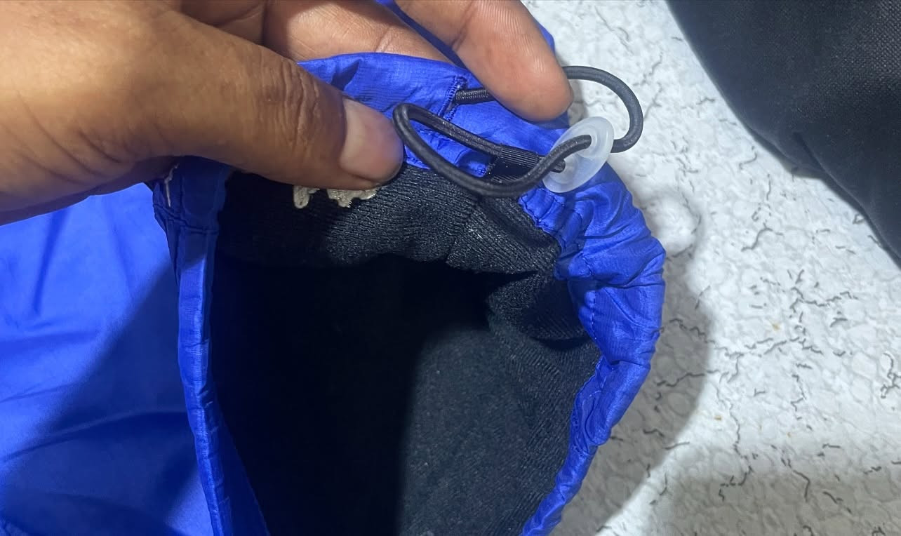 Adidas Blue Track Jacket back view