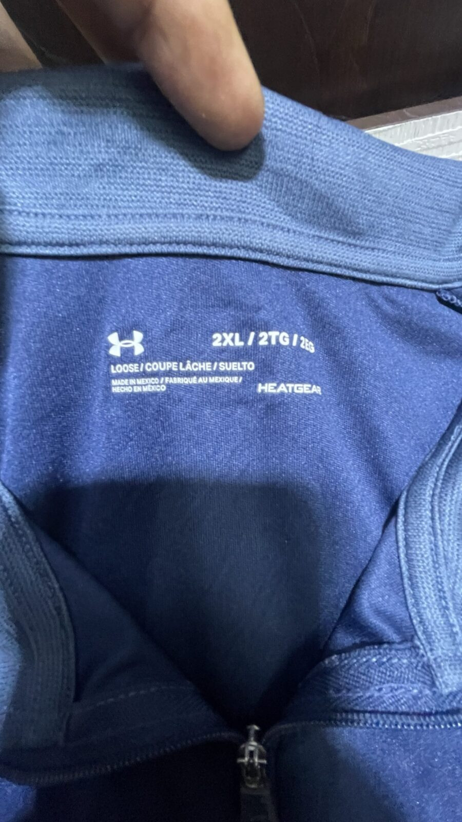 Under Armour Blue T-Shirt back view