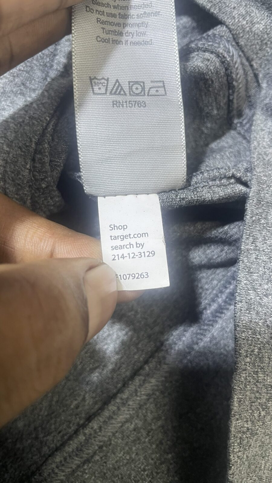 Champion Grey Track Jacket detail view
