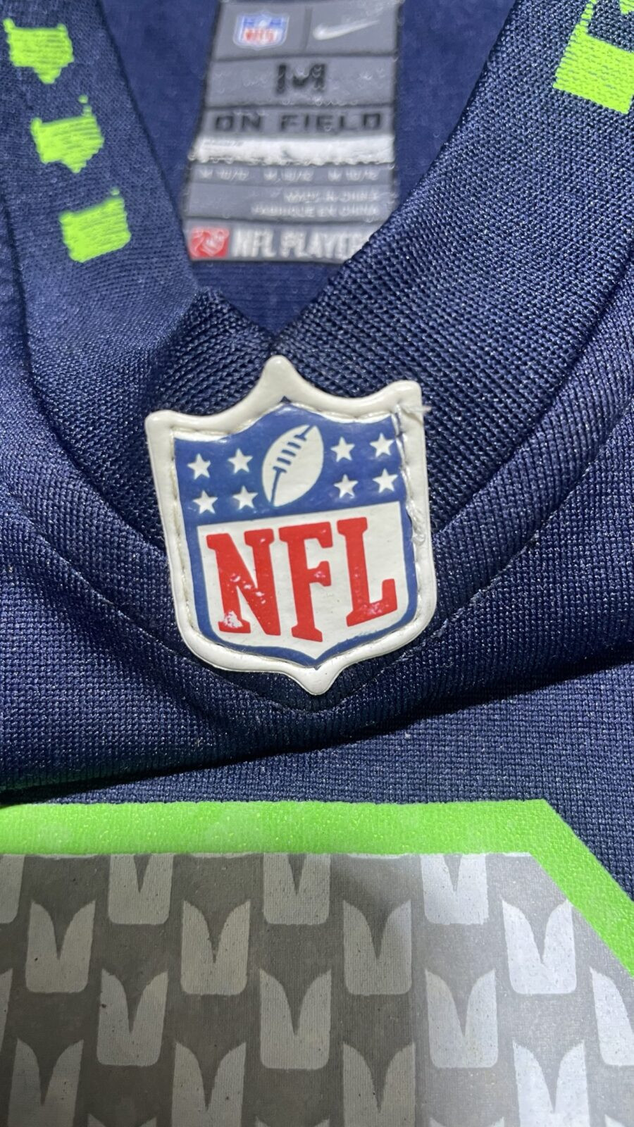 Nike Blue Jersey back view