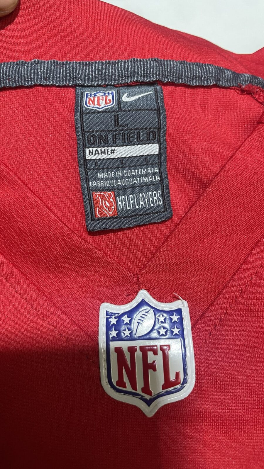 Nike Red Jersey back view