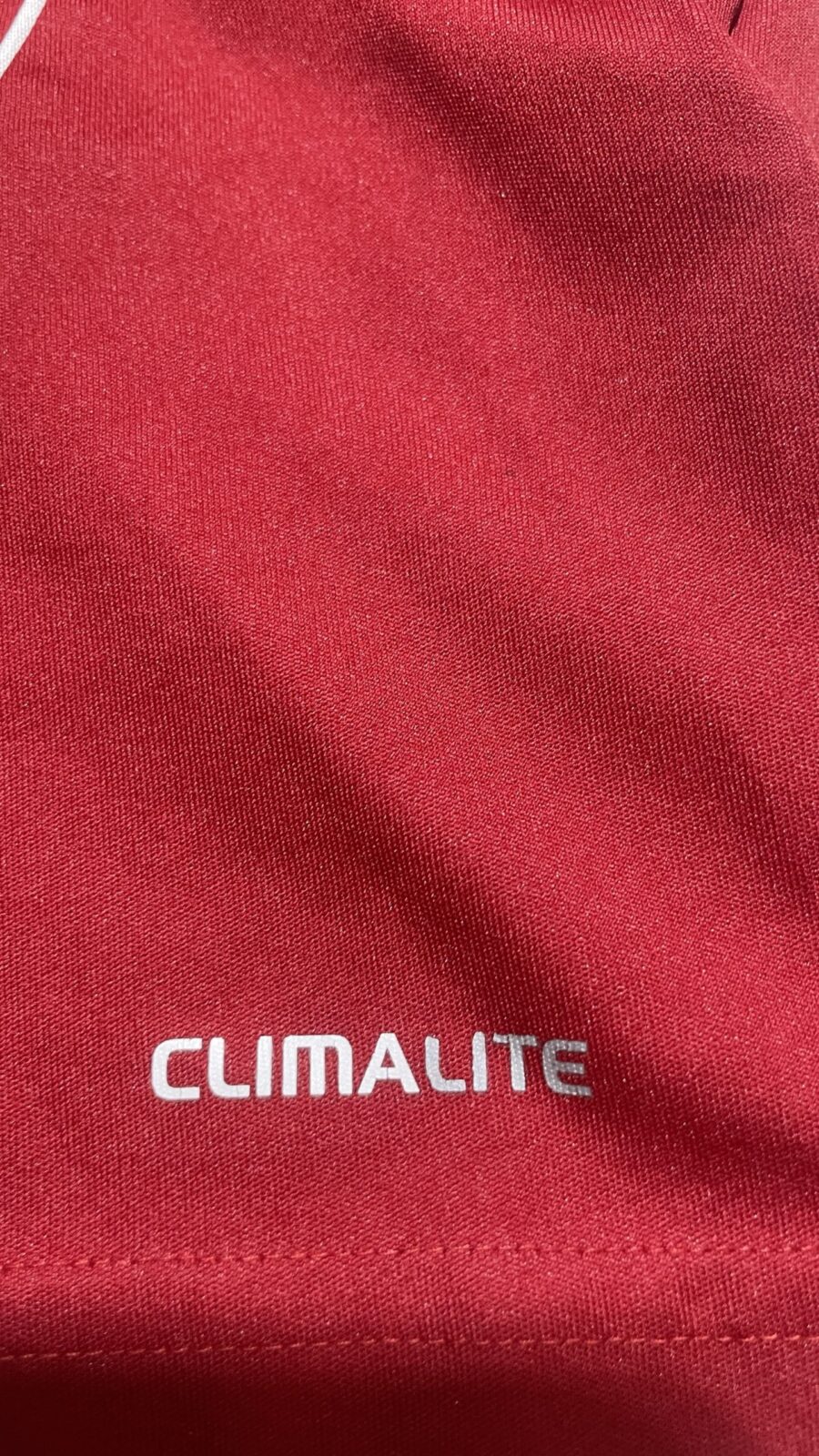 Adidas Red Jersey back view