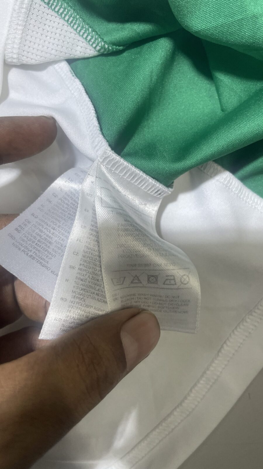 Adidas White Jersey back view