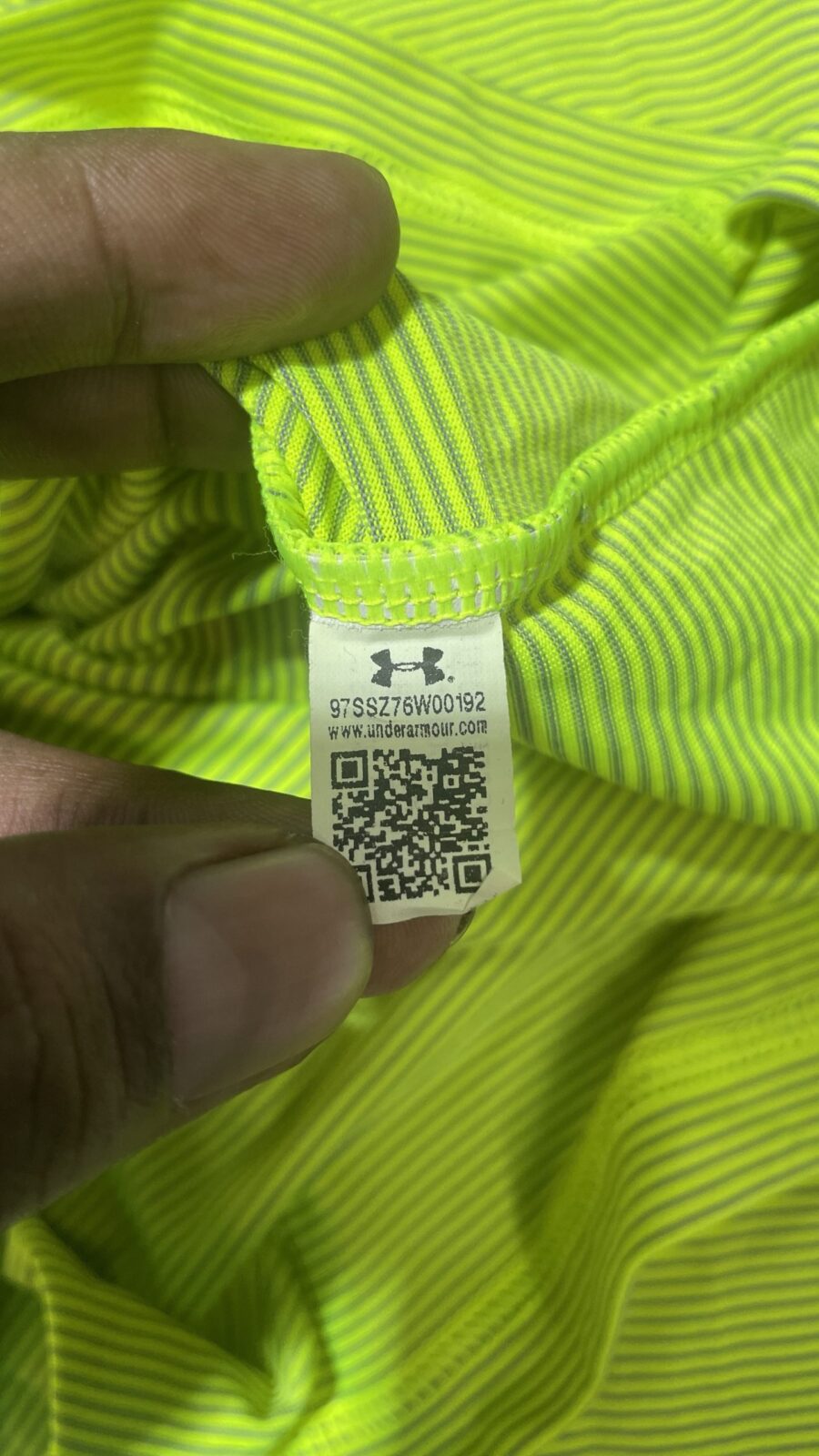 Under Armour Green T-Shirt back view