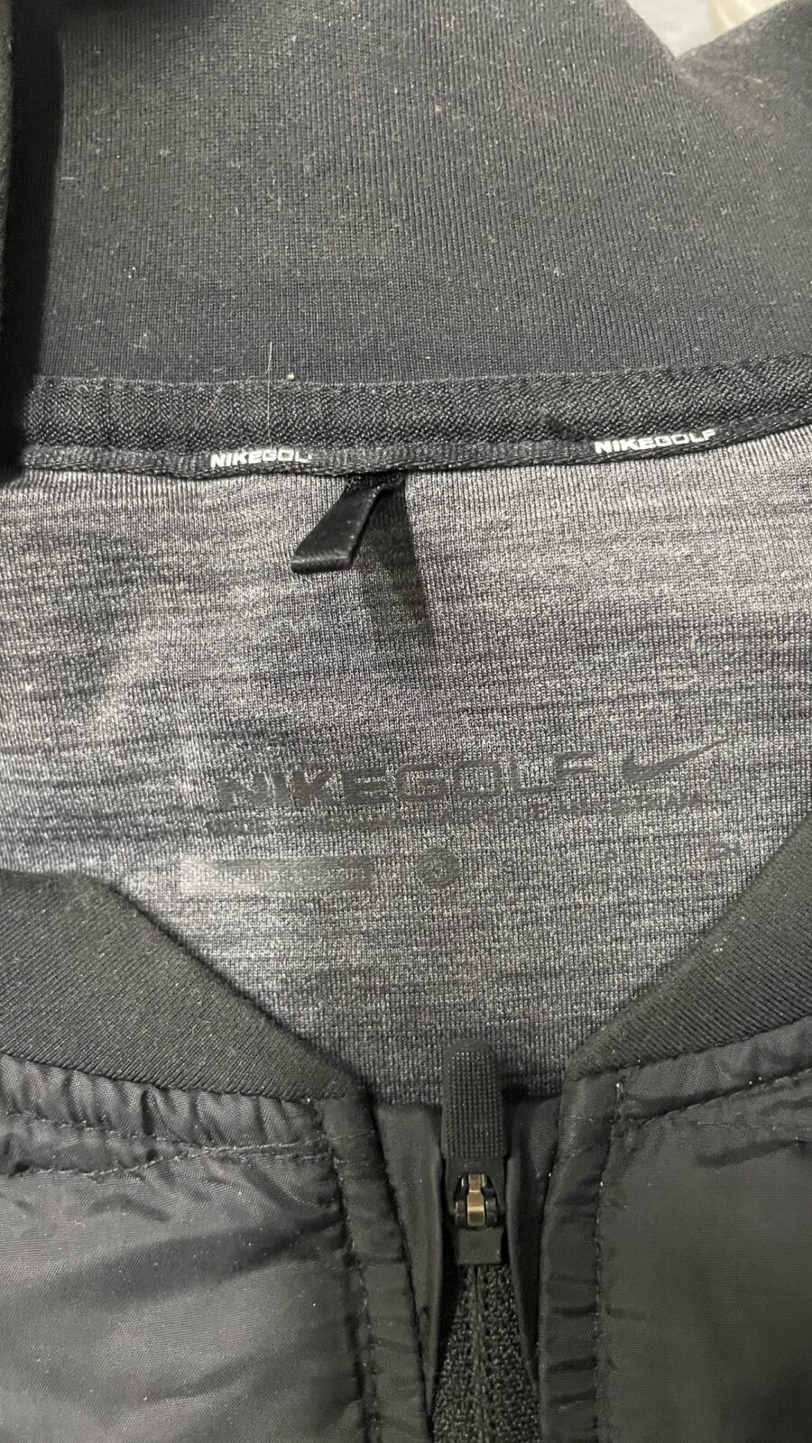 Nike Black Puffer Jacket back view