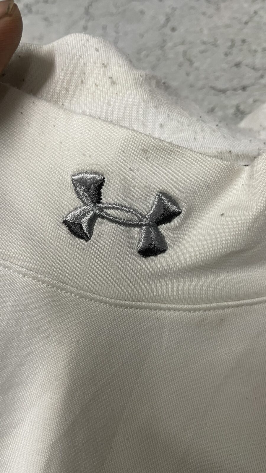 Under Armour White simple back view