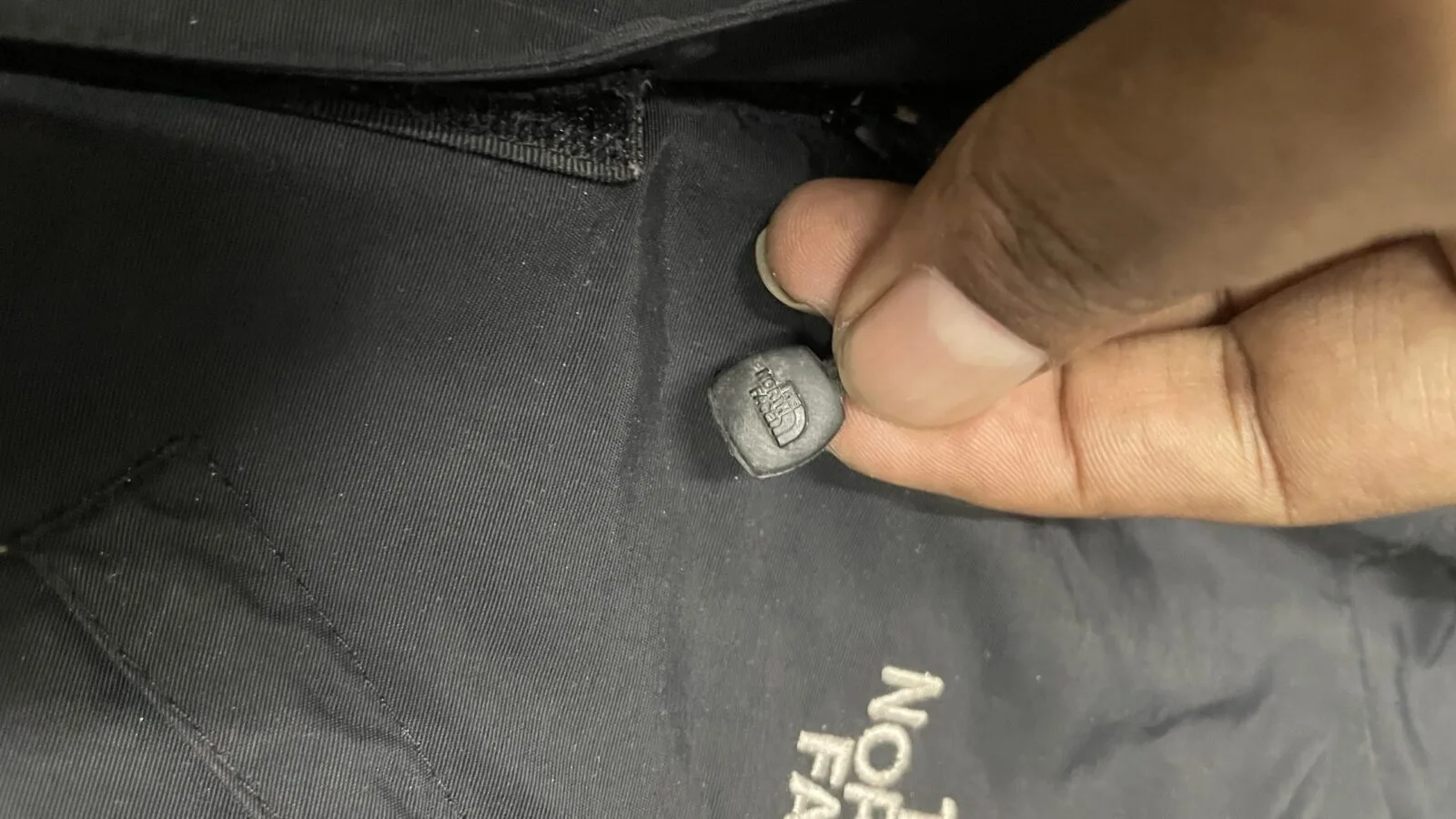The North Face Black Hoodie back view