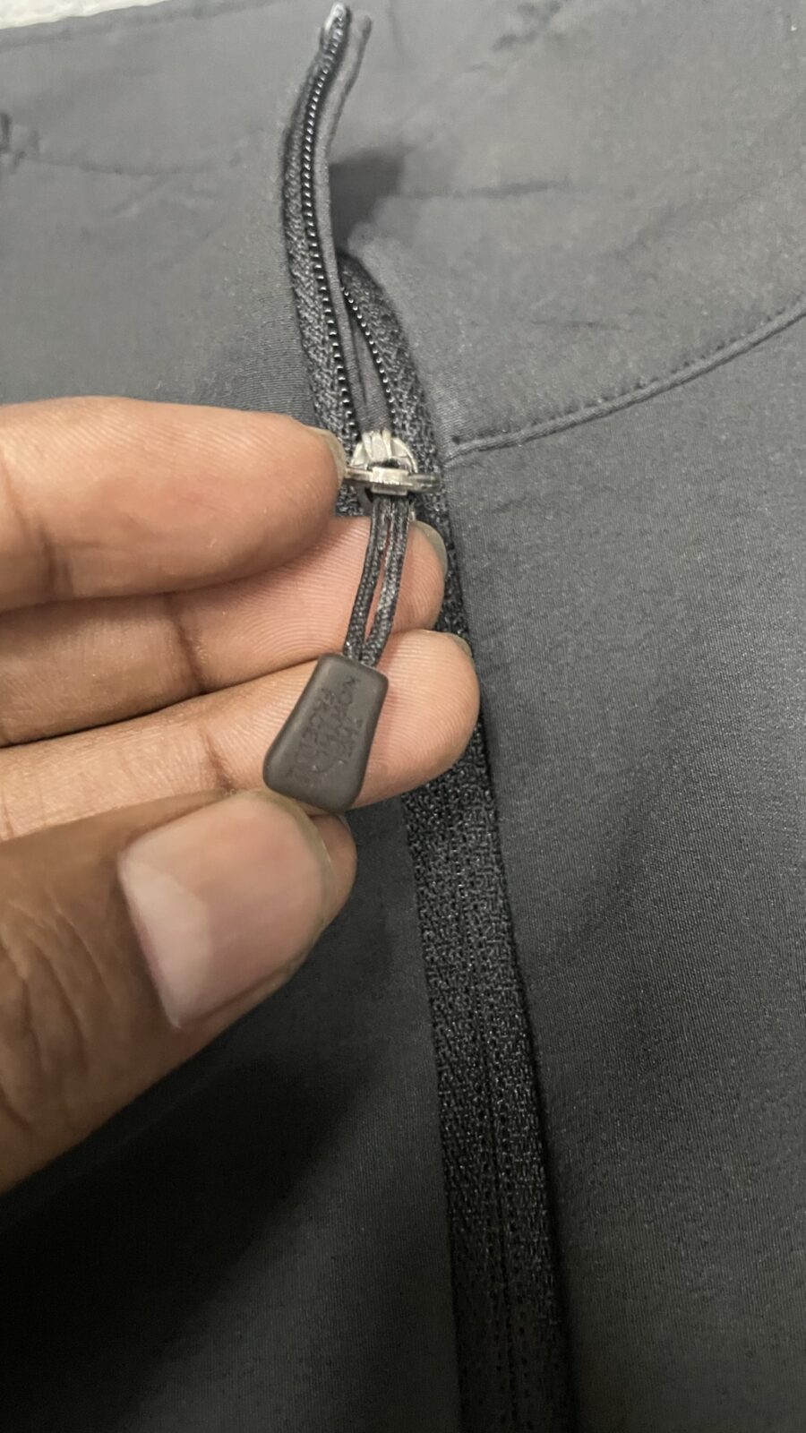 The North Face Black Jacket detail view