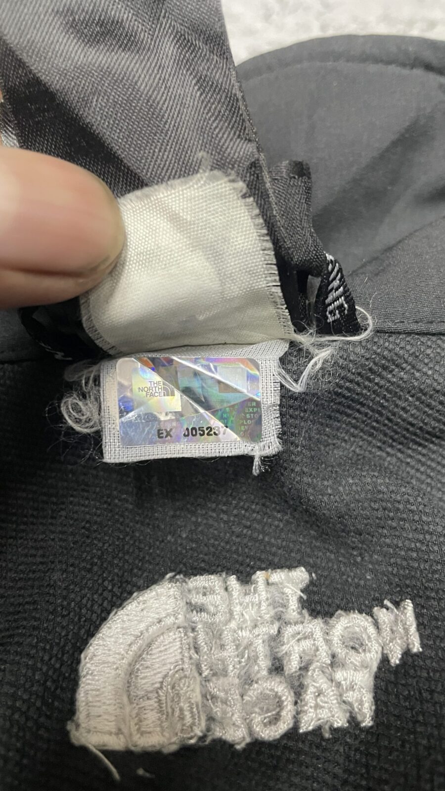 The North Face Black Jacket back view