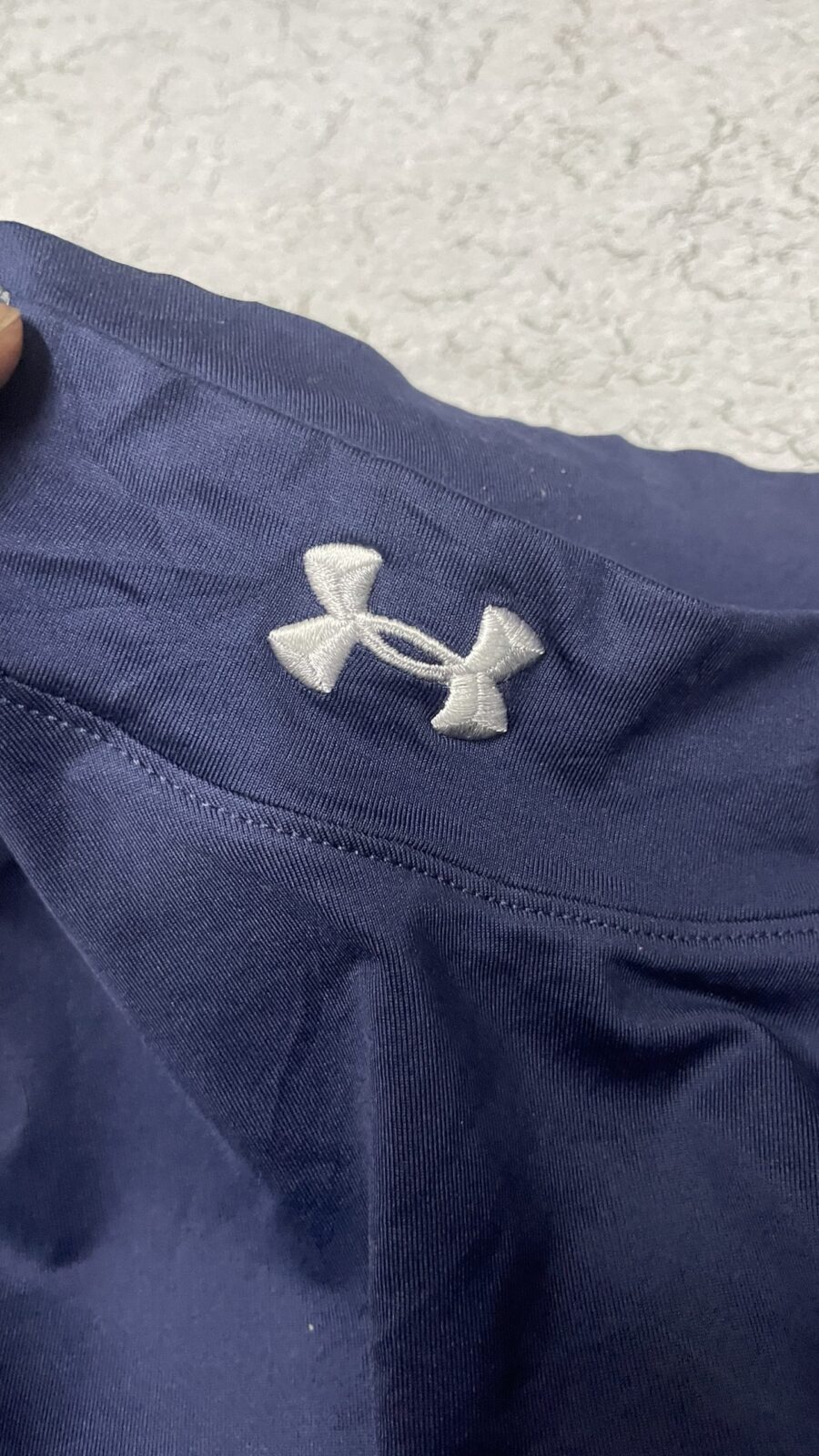 Under Armour Blue simple back view