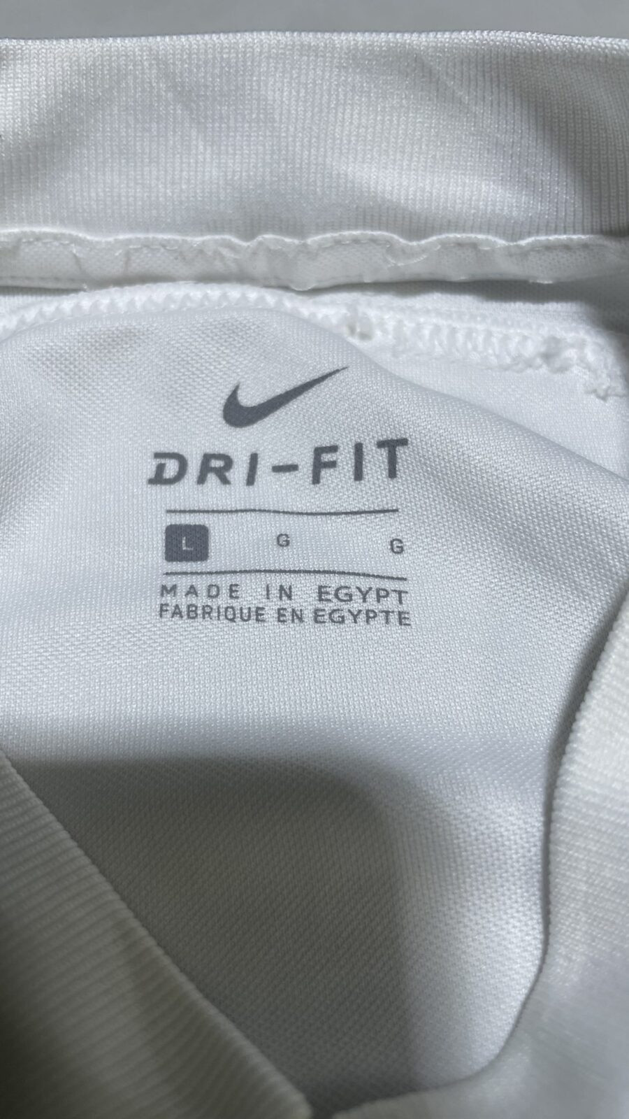 Nike White Jersey back view