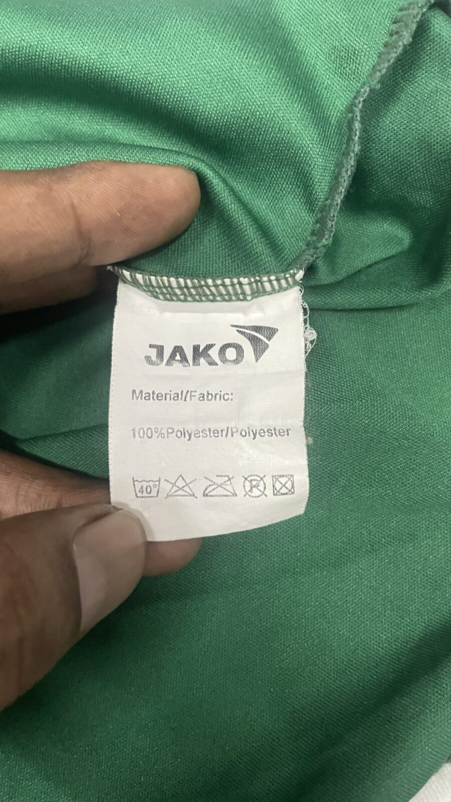 Green Jersey detail view