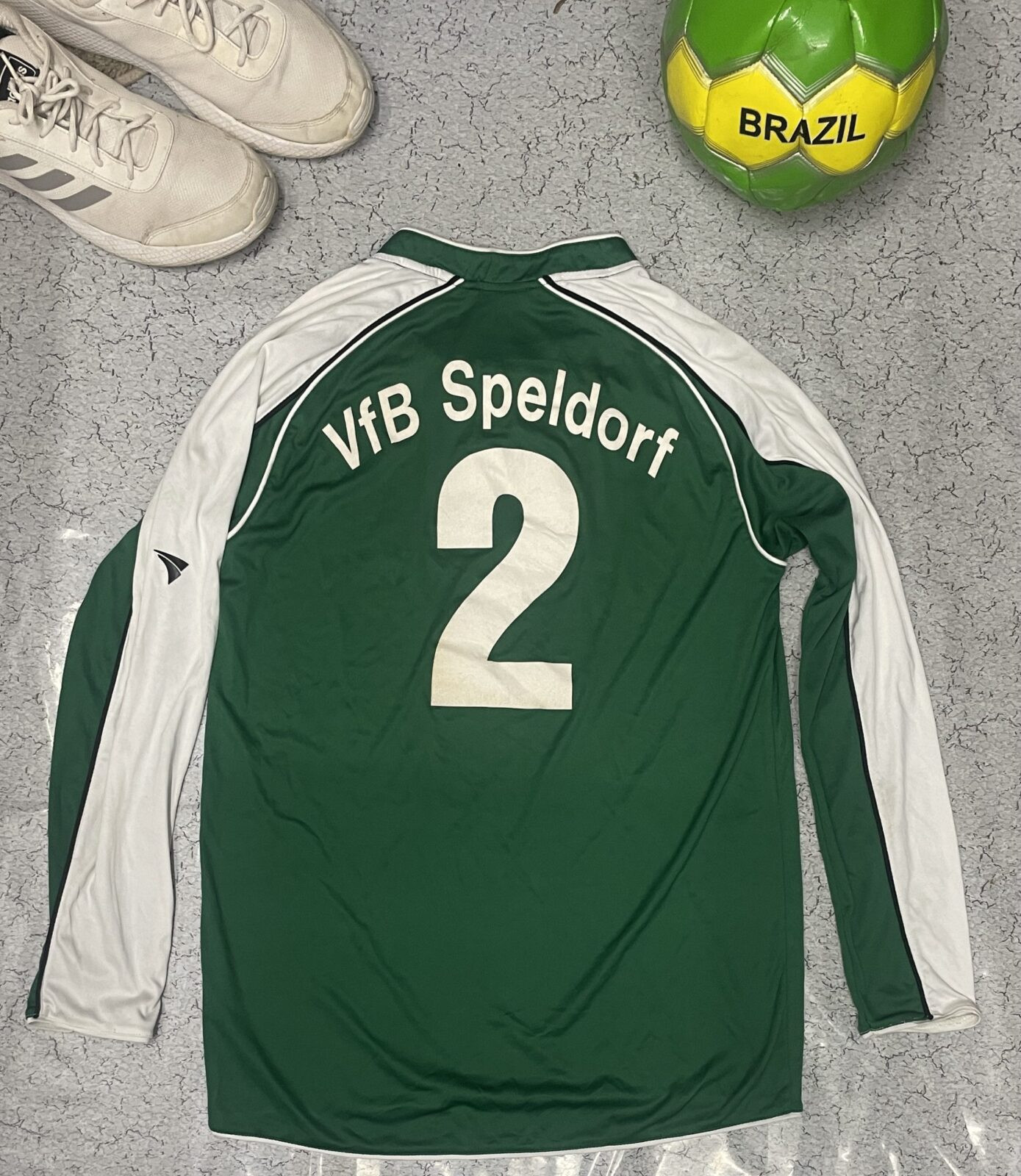 Green Jersey back view