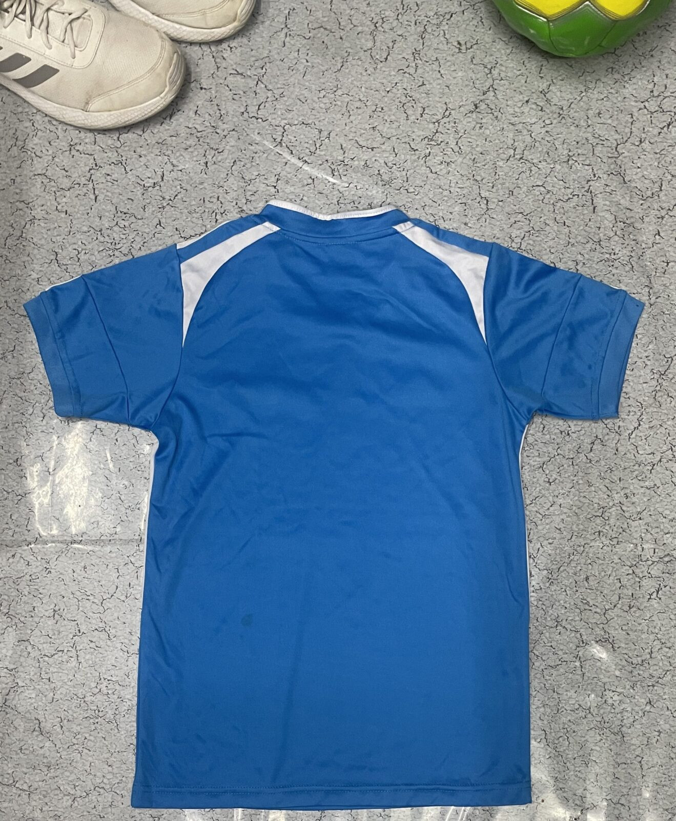 Adidas Blue Jersey detail view