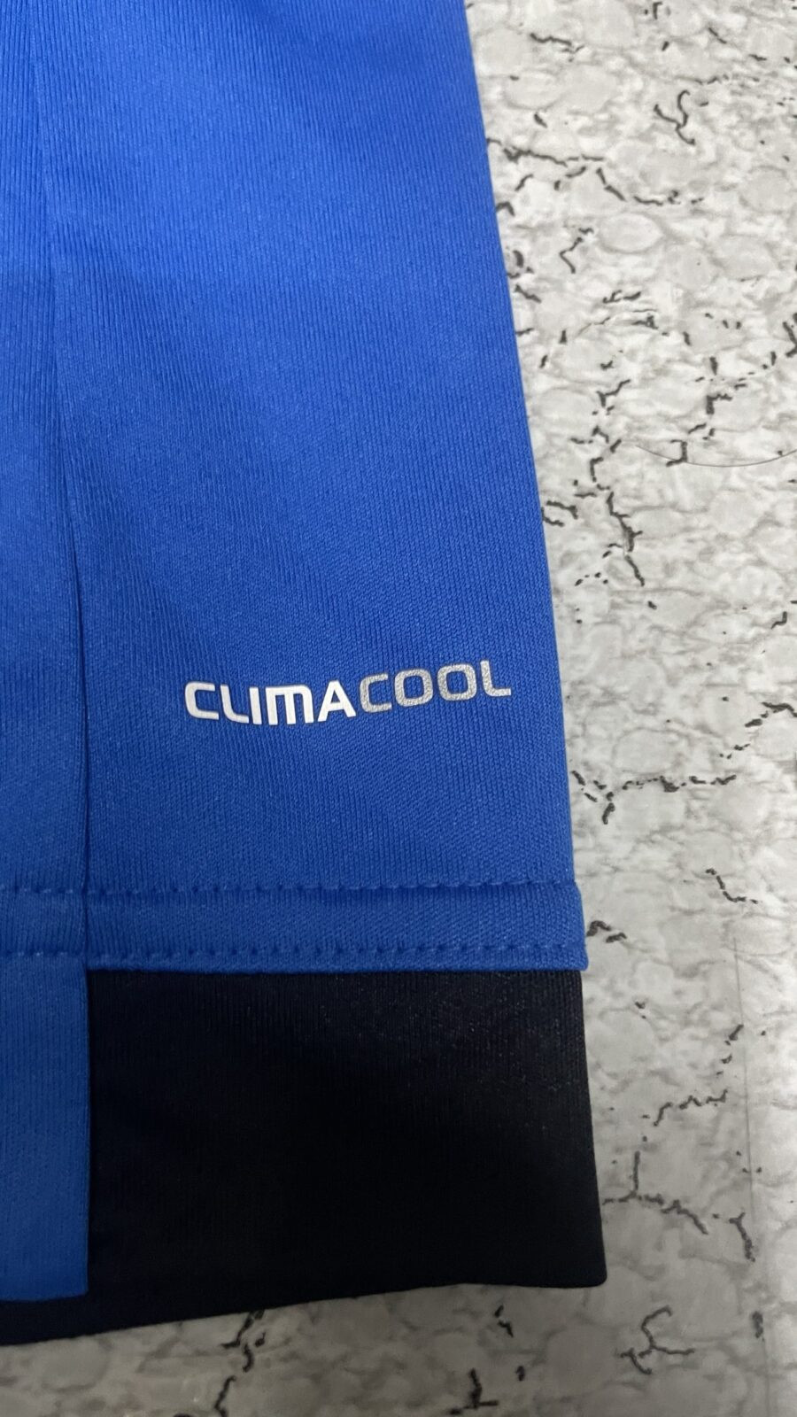Adidas Blue Jersey detail view