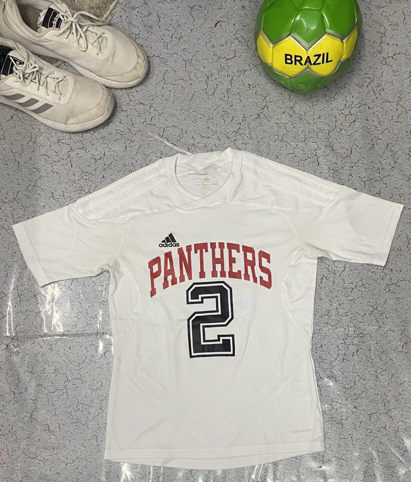 Adidas White Jersey front view