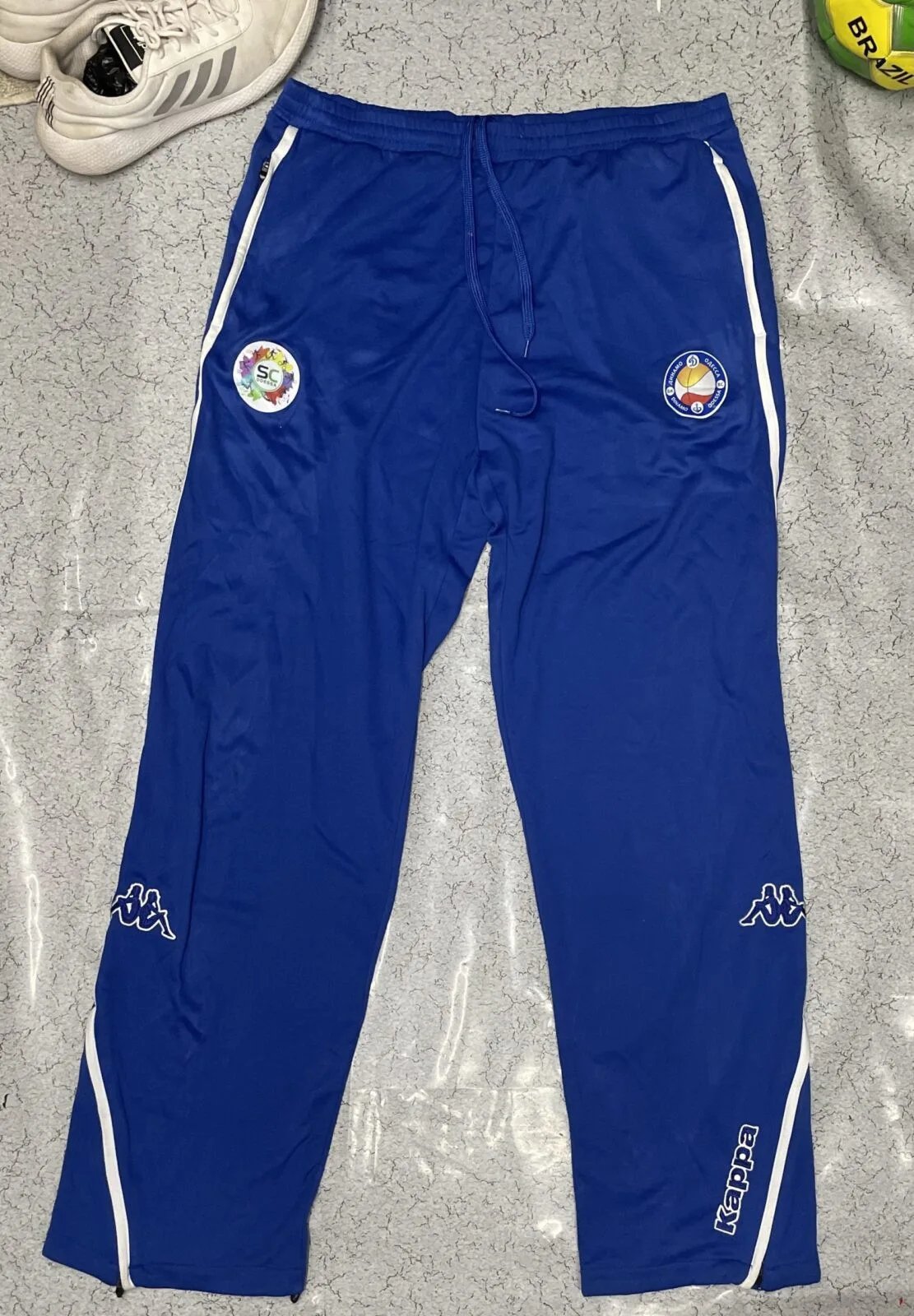 Kappa Blue Track Pants front view