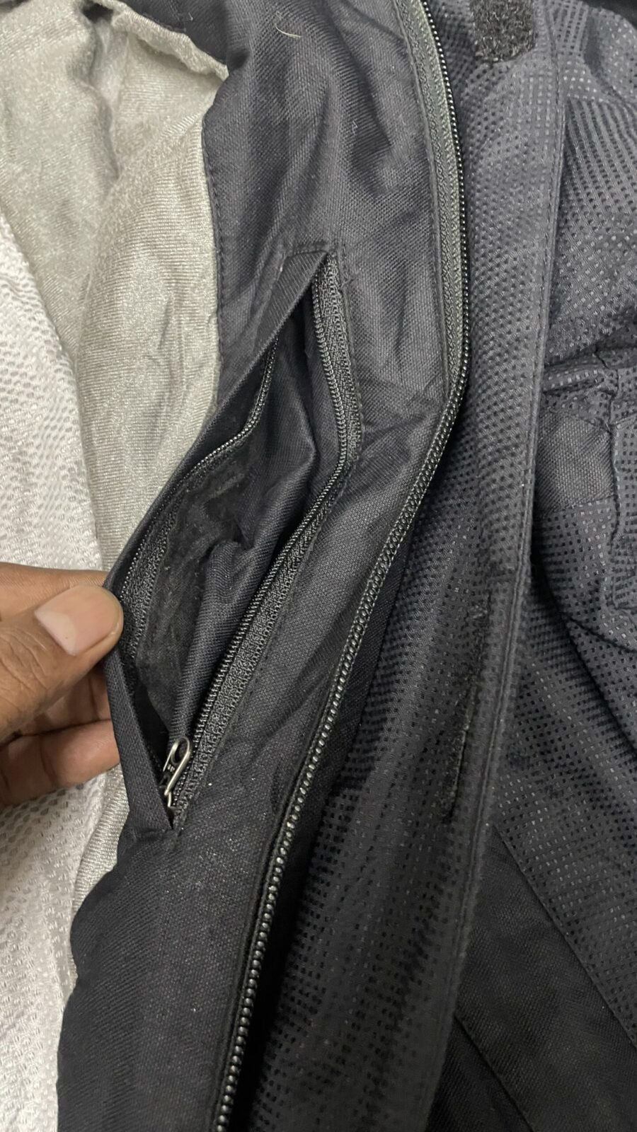 FILA Black Hoodie detail view
