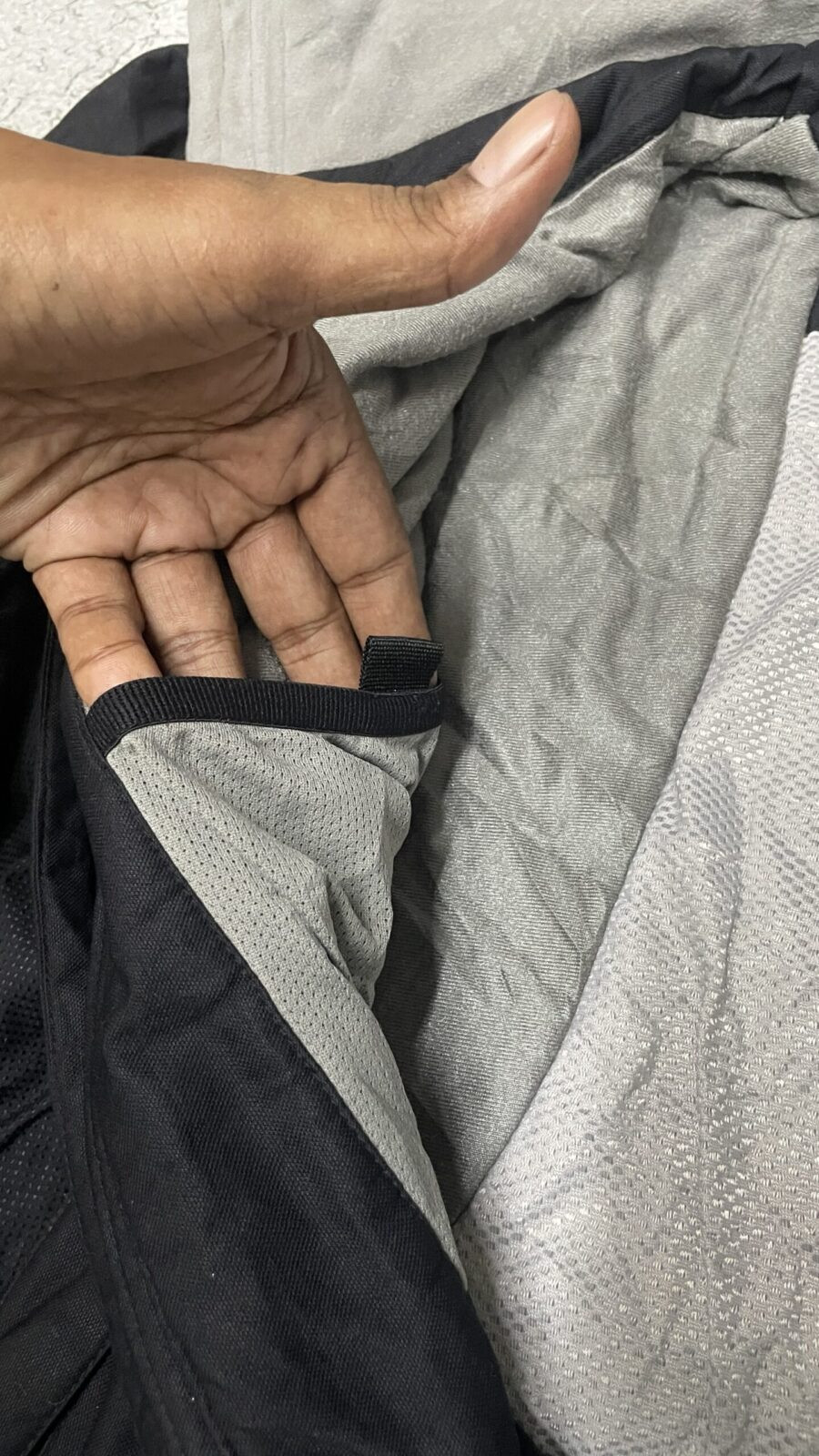 FILA Black Hoodie back view