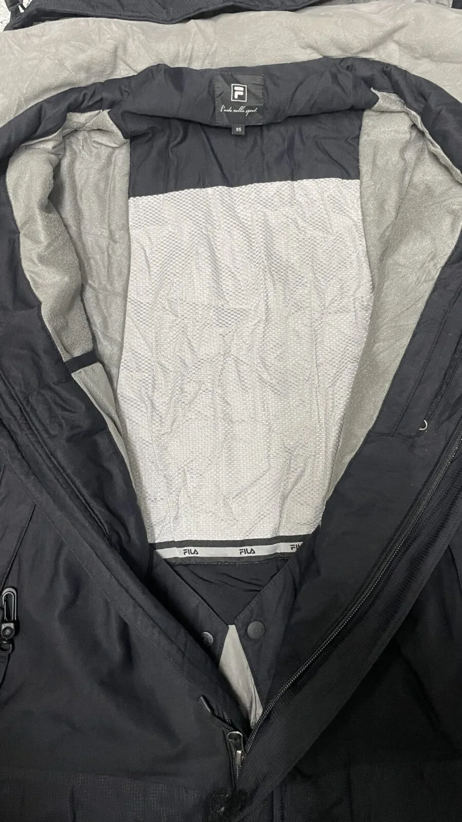 FILA Black Hoodie alternate view