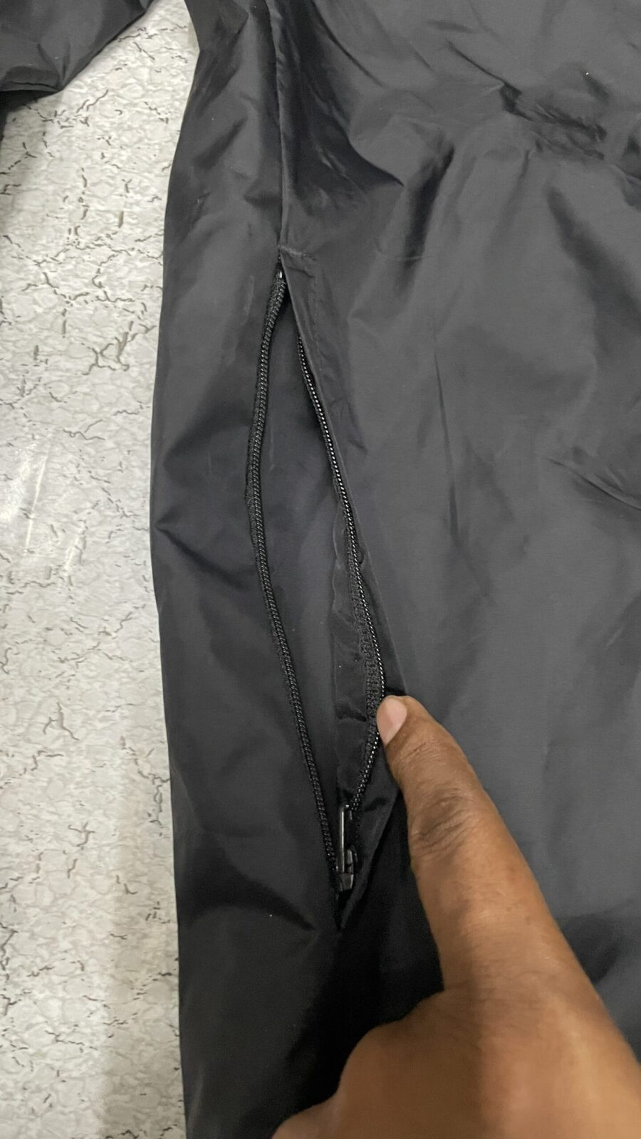 Adidas Black Hoodie detail view