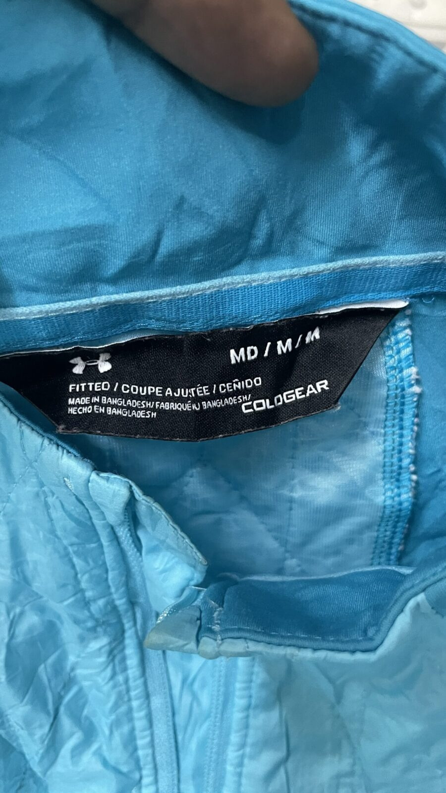 Under Armour Blue Track Jacket detail view