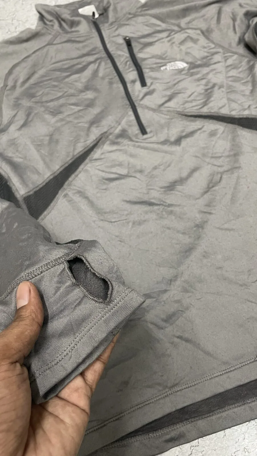 The North Face Grey Track Jacket alternate view